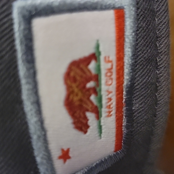 NAVY GOLF Imperial A+ Flex Seal Beach Navy Golf Course Hat - Picture 2 of 9